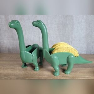 Green Dinosaur Taco Holders